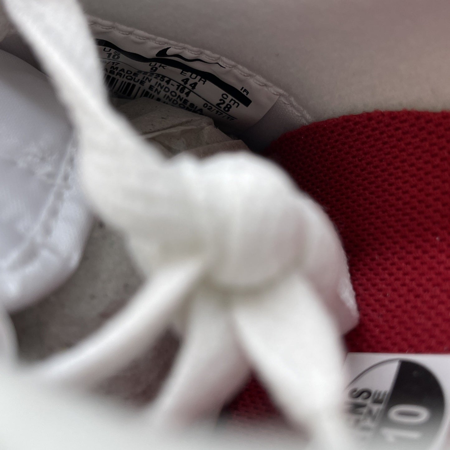 Size 10 - Nike Cortez Basic Leather OG Forrest Gump White Leather (882254-164)
