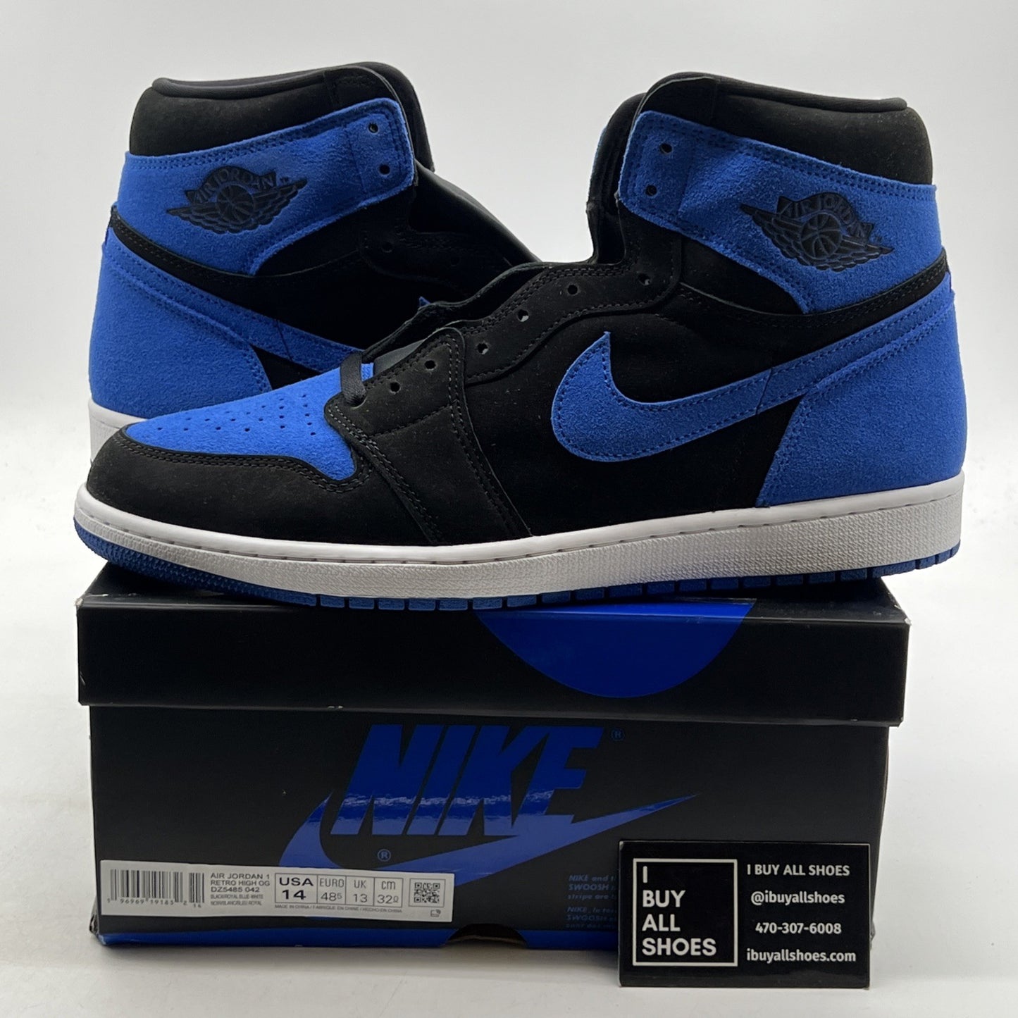 Size 14 - Air Jordan 1 Retro OG High Royal Reimagined (DZ5485-042)