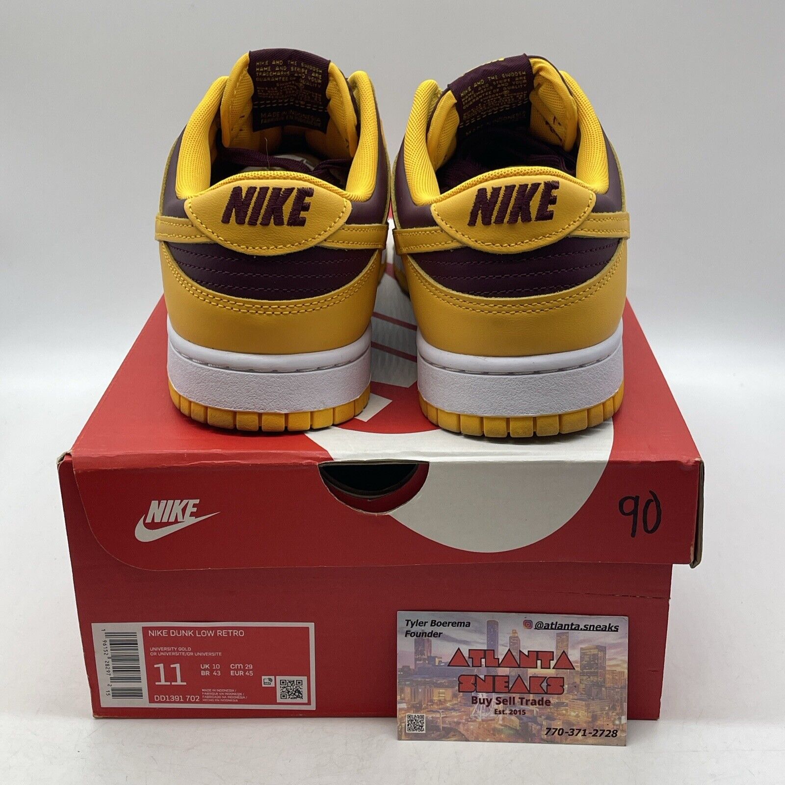 Size 11 - Nike Dunk Low Retro Arizona State Sun Devils 2022 White (DD1391-702)