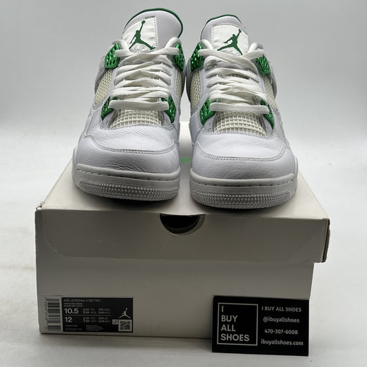 Size 10.5 - Air Jordan 4 Retro Green Metallic (CT8527-113)