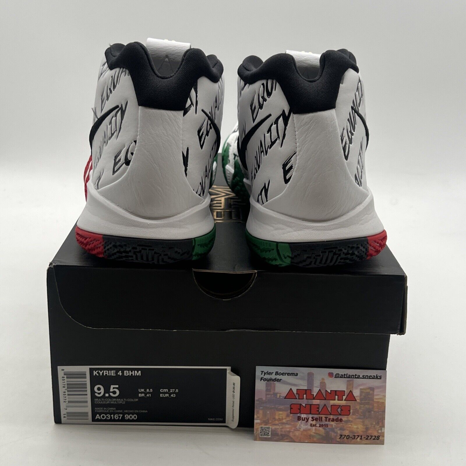 Size 9.5 - Nike Kyrie 4 BHM - (AO3167-900)