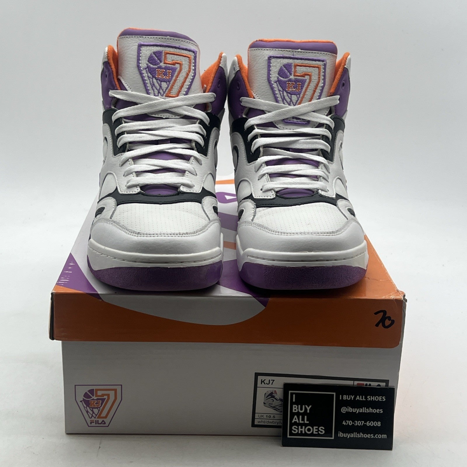 Size 11.5 - FILA- Kevin Johnson KJ7 - Men's - Orange (1VB0079-184)