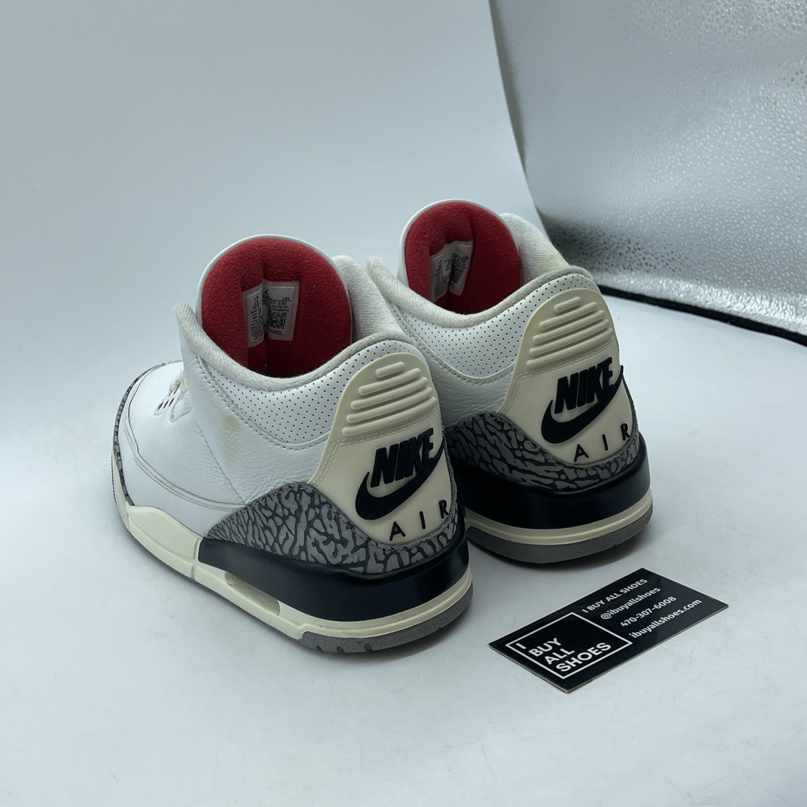 Size 10 - Jordan 3 Retro Mid White Cement Reimagined Leather Suede (DN3707-100)