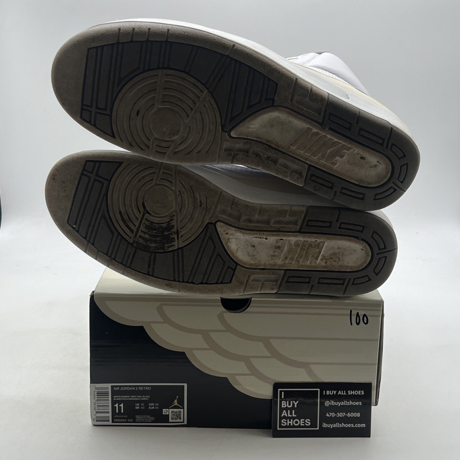 Size 11 - Air Jordan 2 Retro White Cement (DR8884-100)