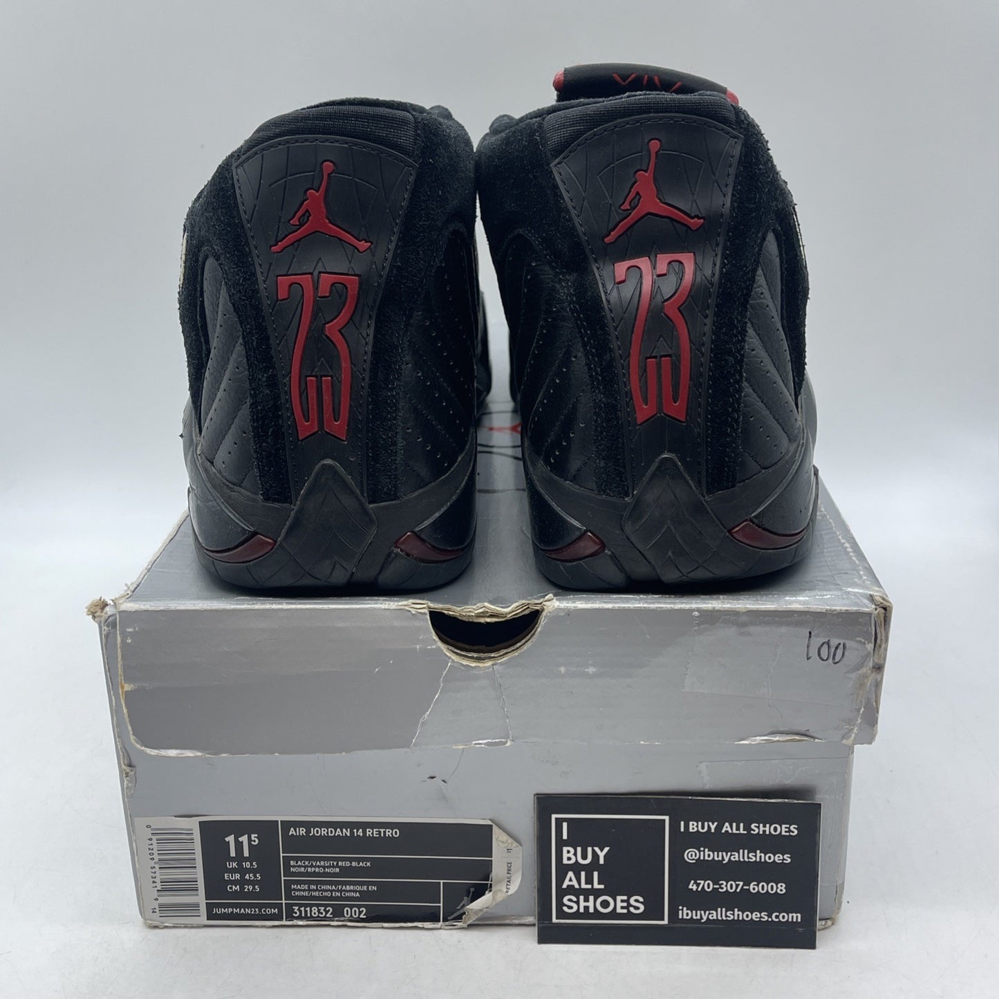 Size 11.5 - Air Jordan 14 Retro 2005 Last Shot (311832-002)