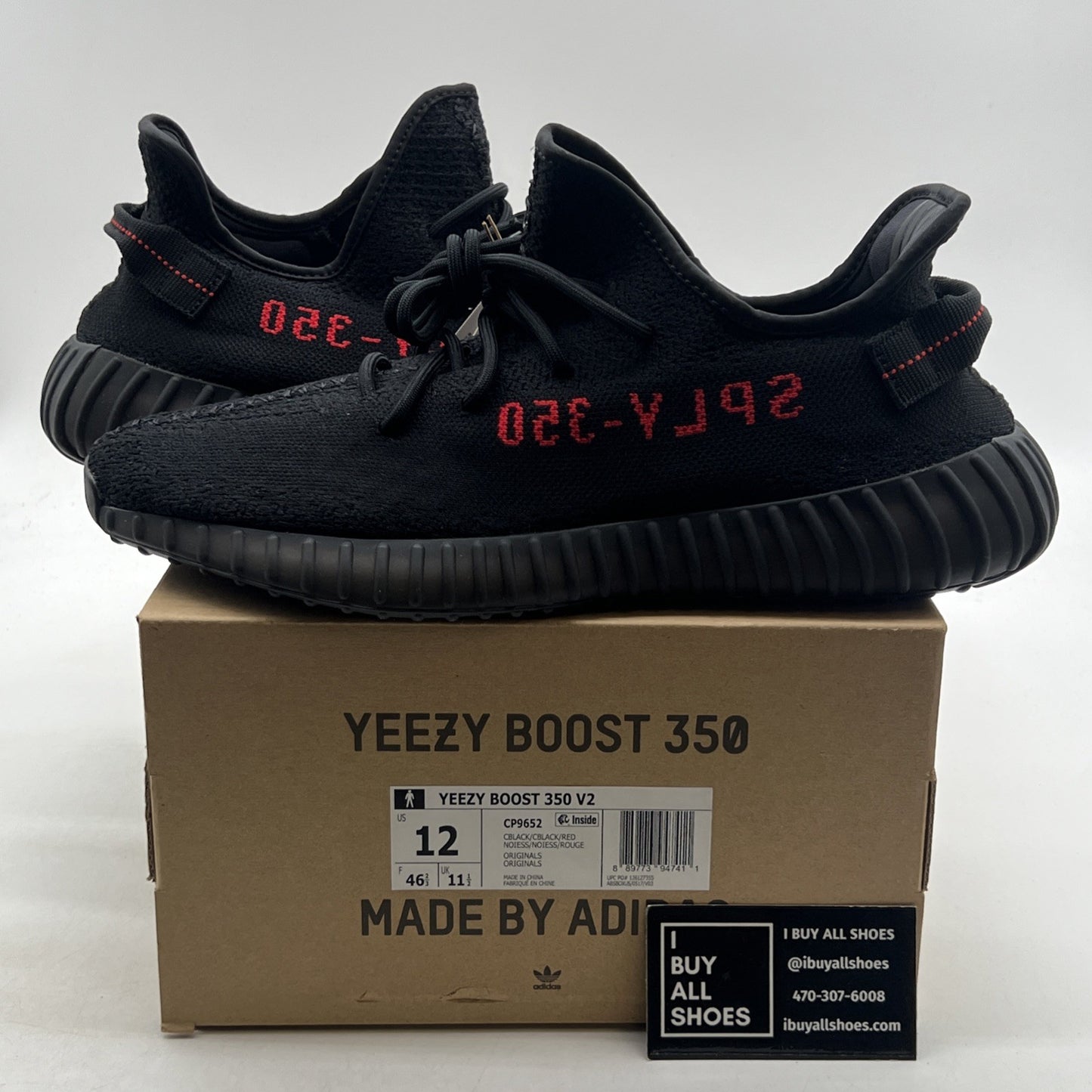 Size 12 - adidas Yeezy Boost 350 V2 Low Bred (CP9652)