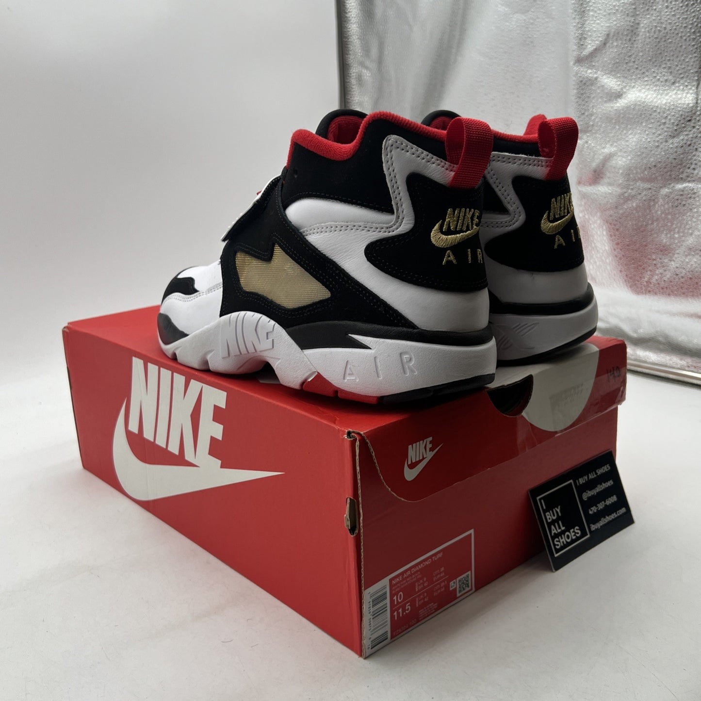 Size 10 - Nike Air Diamond Turf 2025 49ers (FZ8224-100)