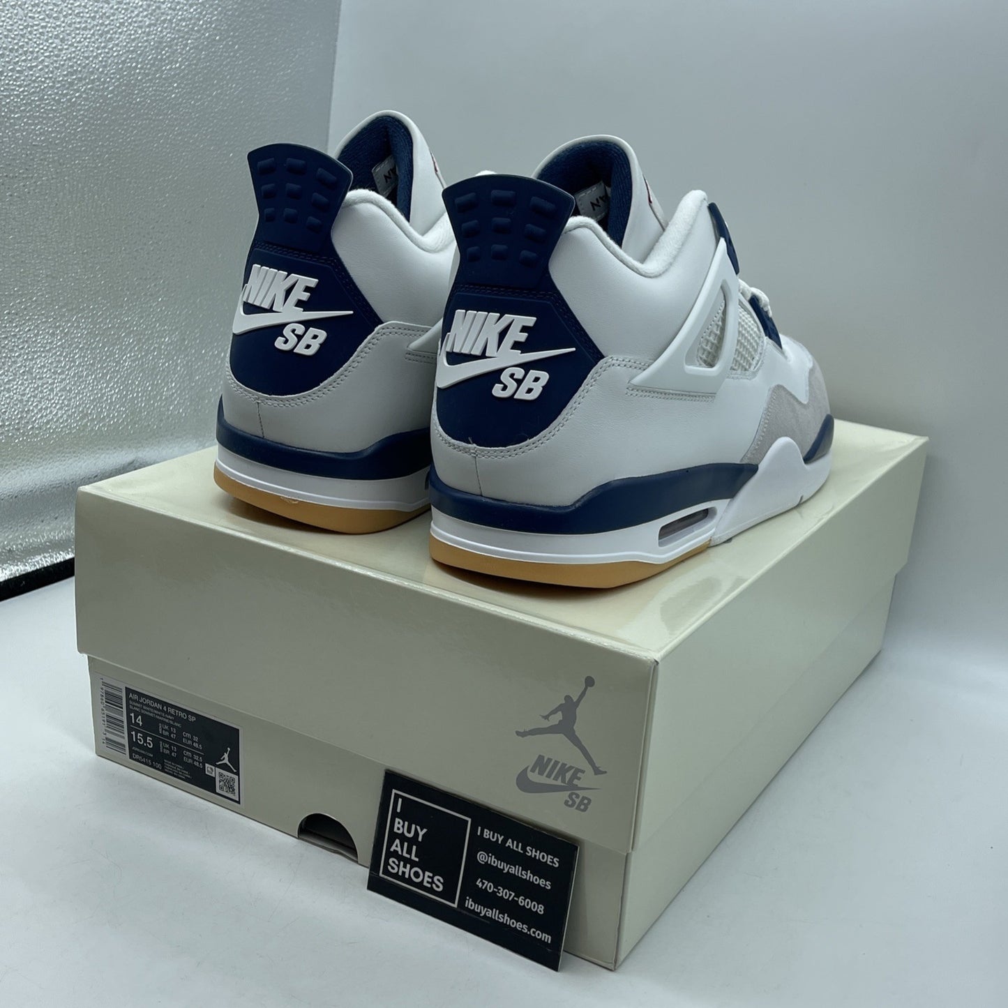 Size 14 - Air Jordan 4 Retro SP SB Navy (DR5415-100)