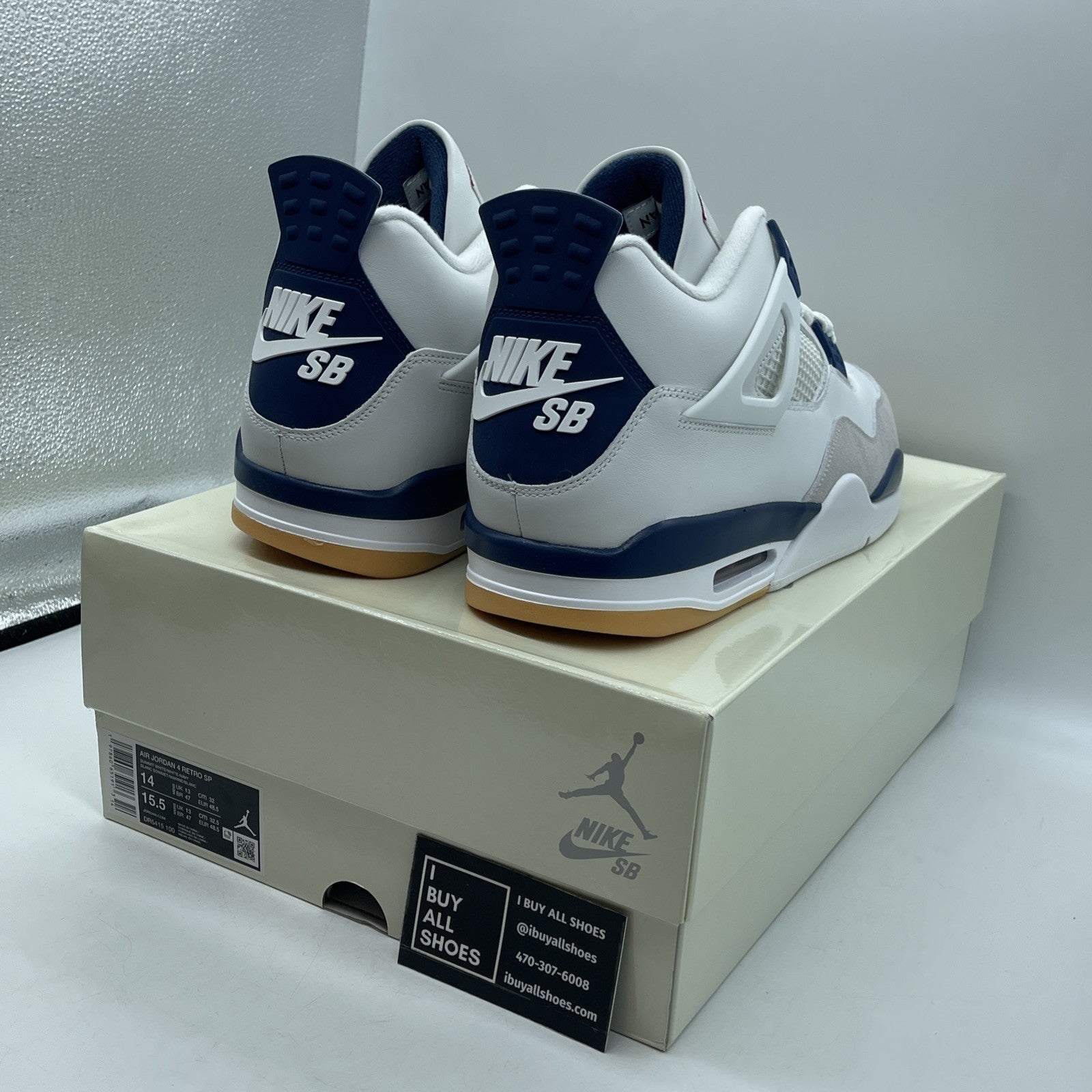 Size 14 - Air Jordan 4 Retro SP SB Navy (DR5415-100)