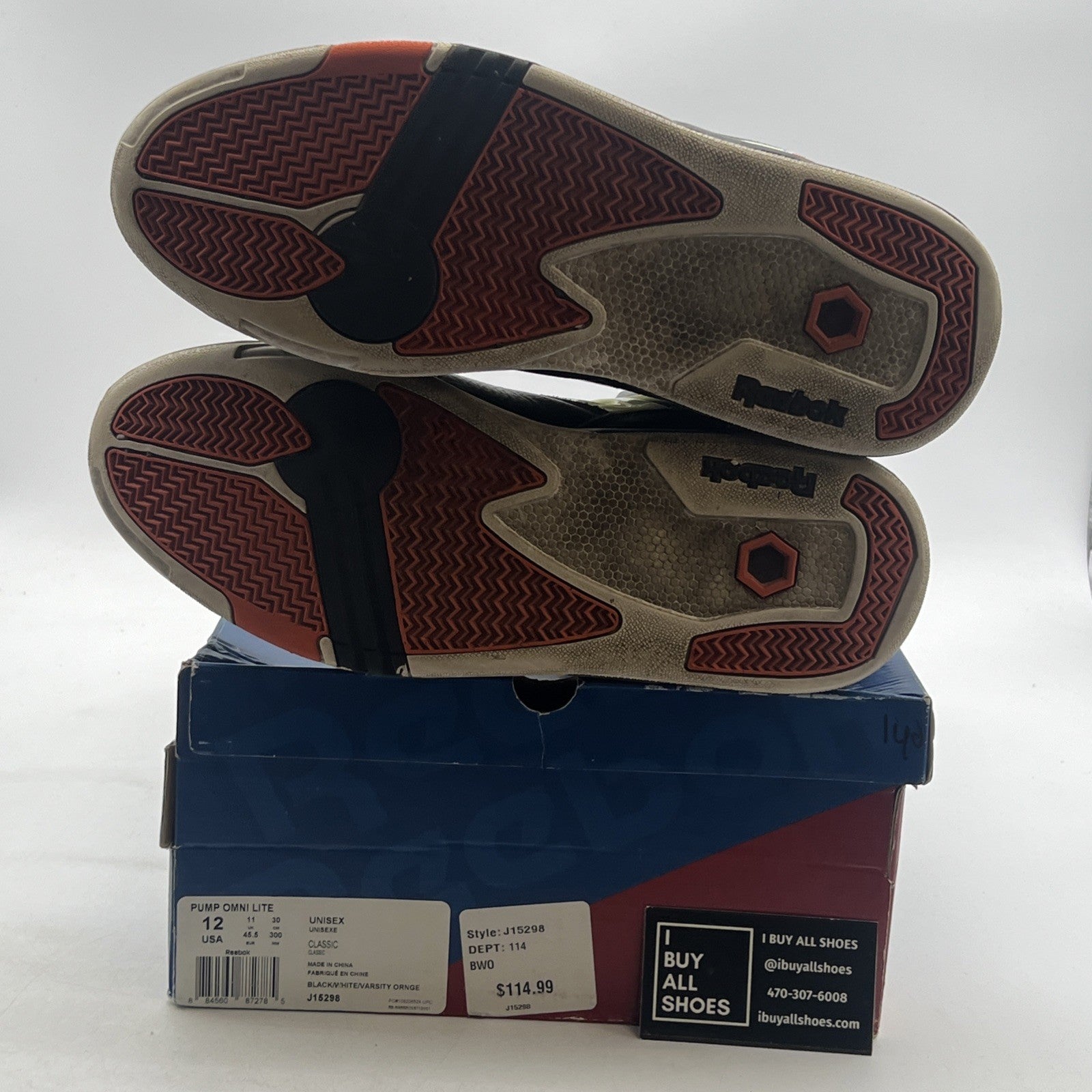 Size 12 - Reebok Pump Omni Lite Dee Brown (J15298)