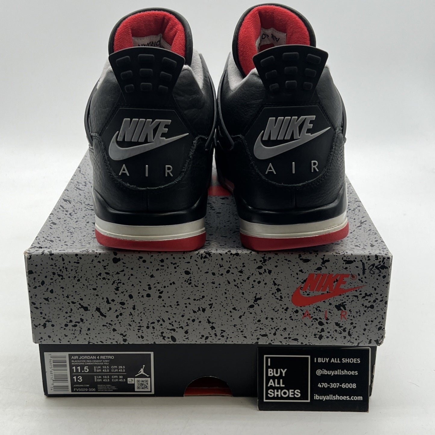 Size 11.5 - Air Jordan 4 Retro Bred Reimagined (FV5029-006)