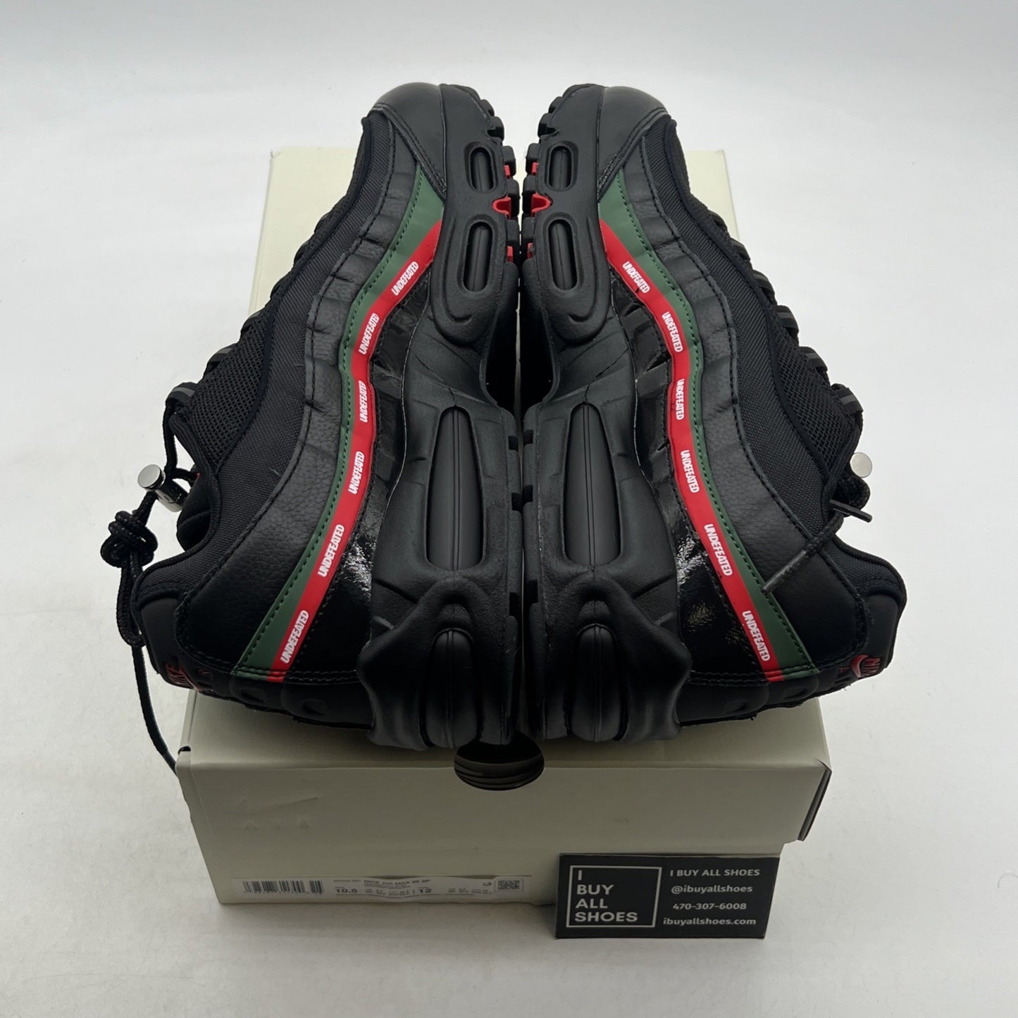 Size 10.5 - Nike Undefeated x Air Max 95 Black (IB4453-001)..