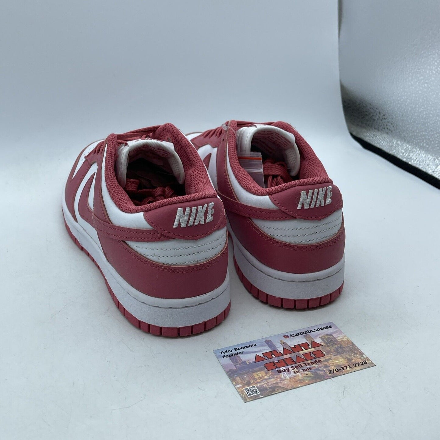 Size 10W - Nike Dunk Low Archeo Pink White Leather (DD1503-111)