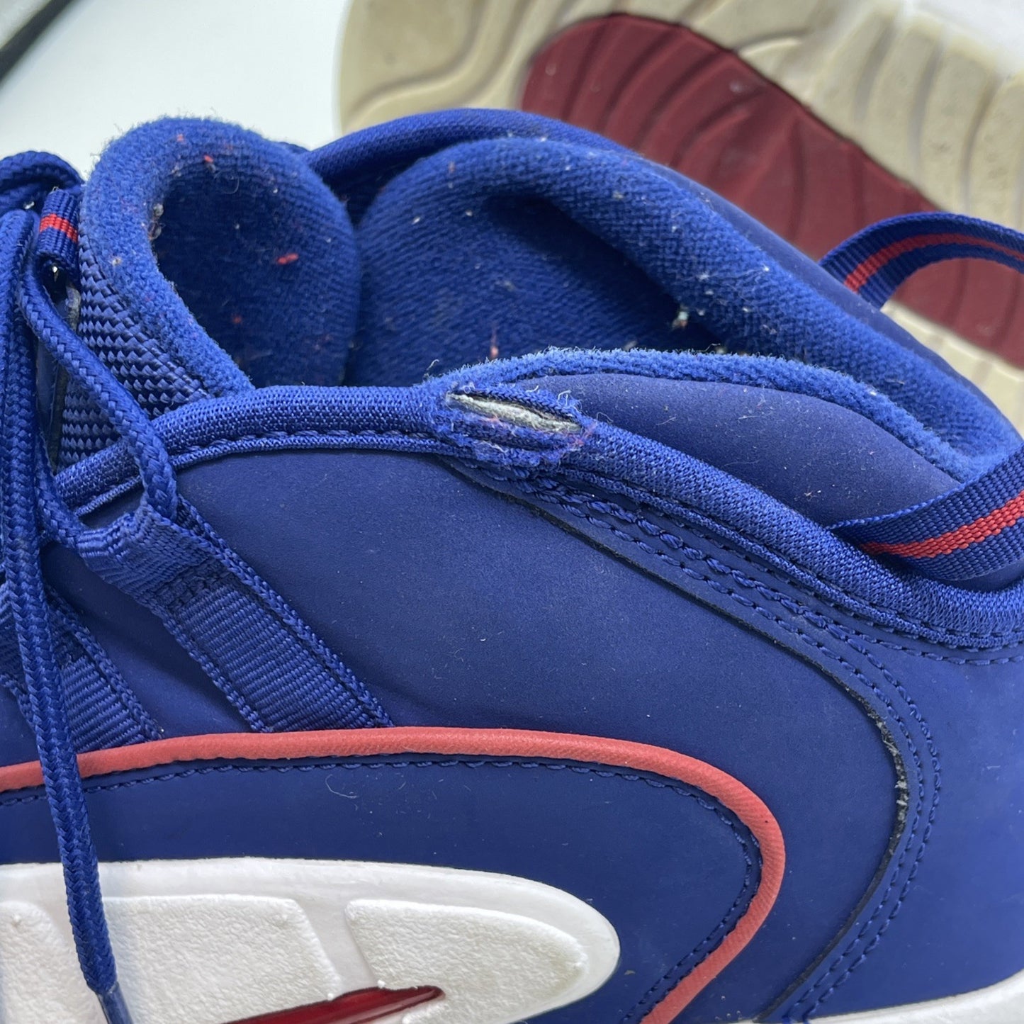 Size 8.5 - Nike Air Max Penny 1 Lil Penny Blue Red Suede (685153-400)