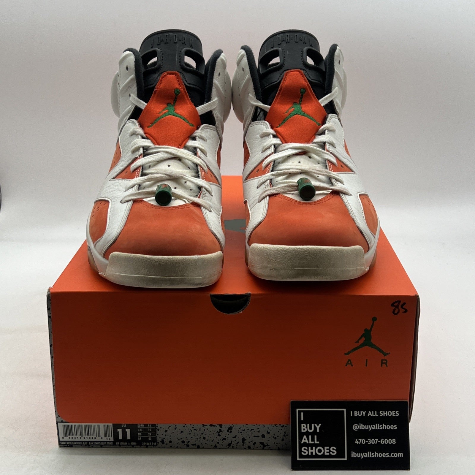 Size 11 - Air Jordan 6 Retro Gatorade (384664-145)