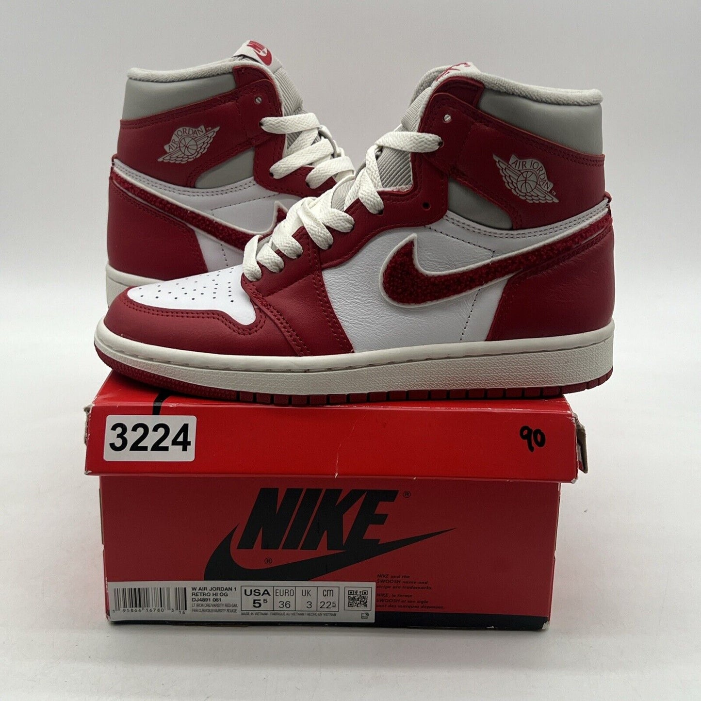 Size 5.5 - Air Jordan 1 OG High Newstalgia Chenille W (DJ4891-061)