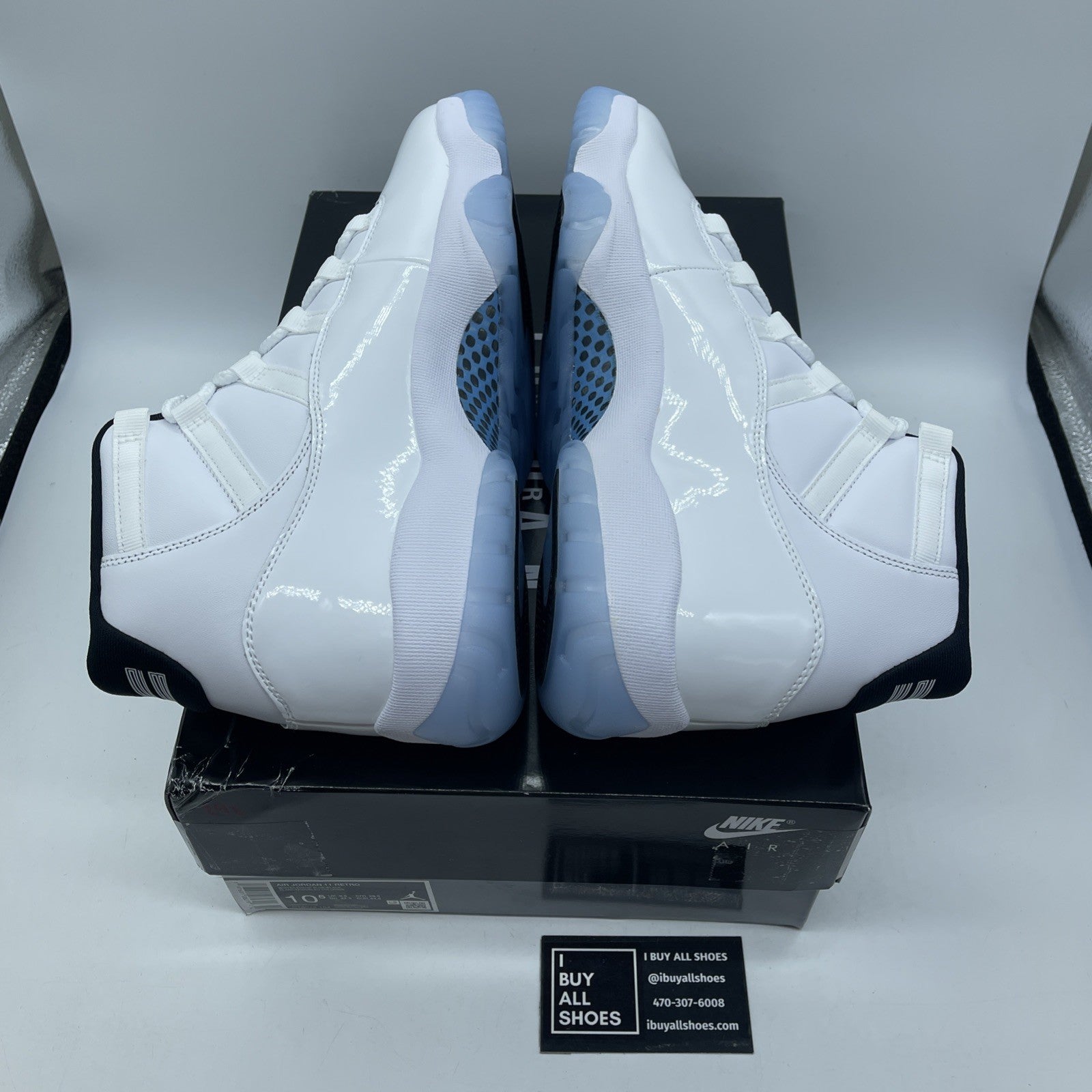 Size 10.5 - Air Jordan 11 Retro 2024 Legend Blue / Columbia White (CT8012-104)