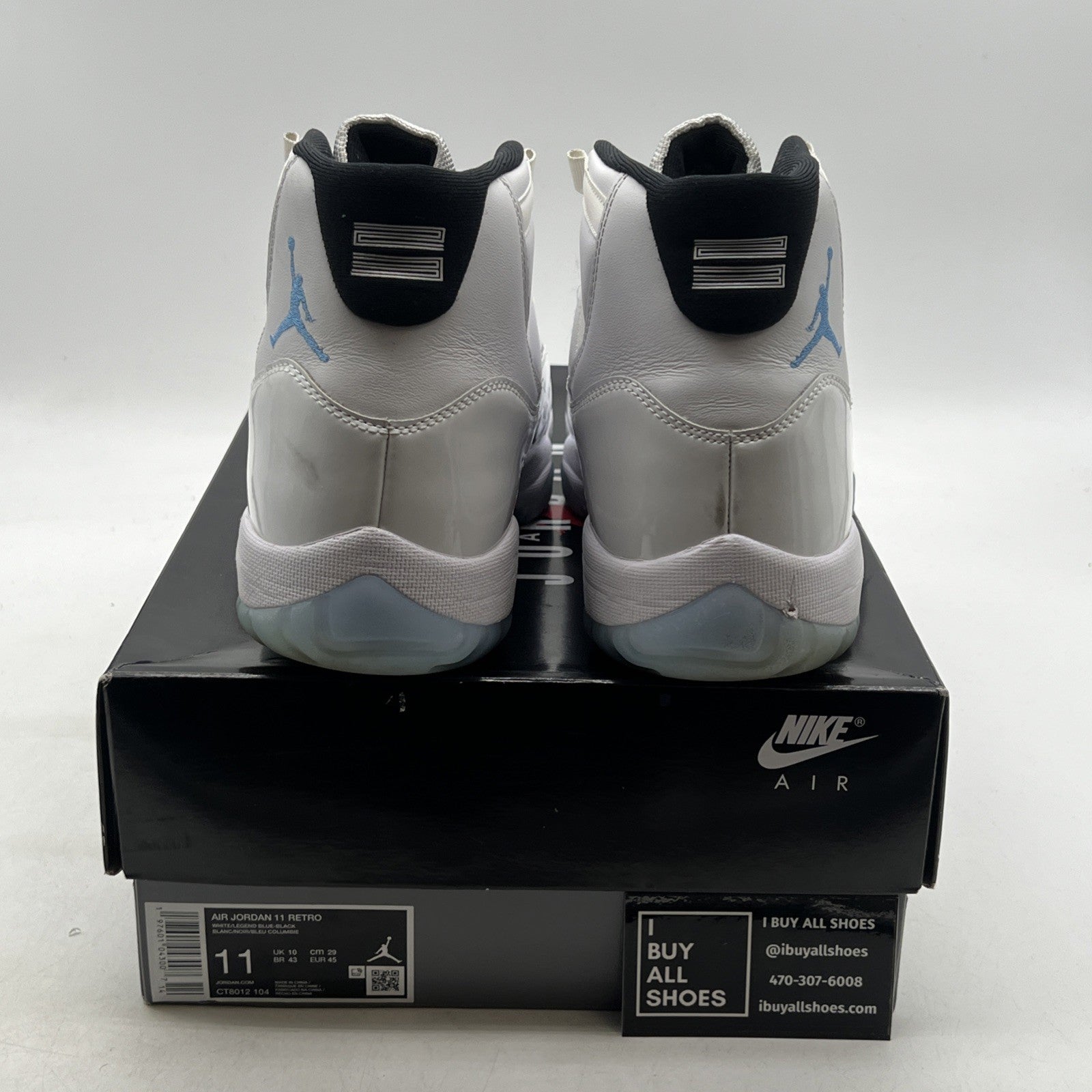 Size 11 - Air Jordan 11 Retro 2024 Legend Blue / Columbia (CT8012-104)