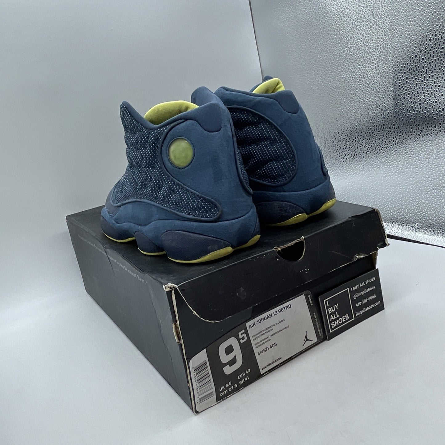 Size 9.5 - Air Jordan 13 Retro Squadron Blue (414571-405)
