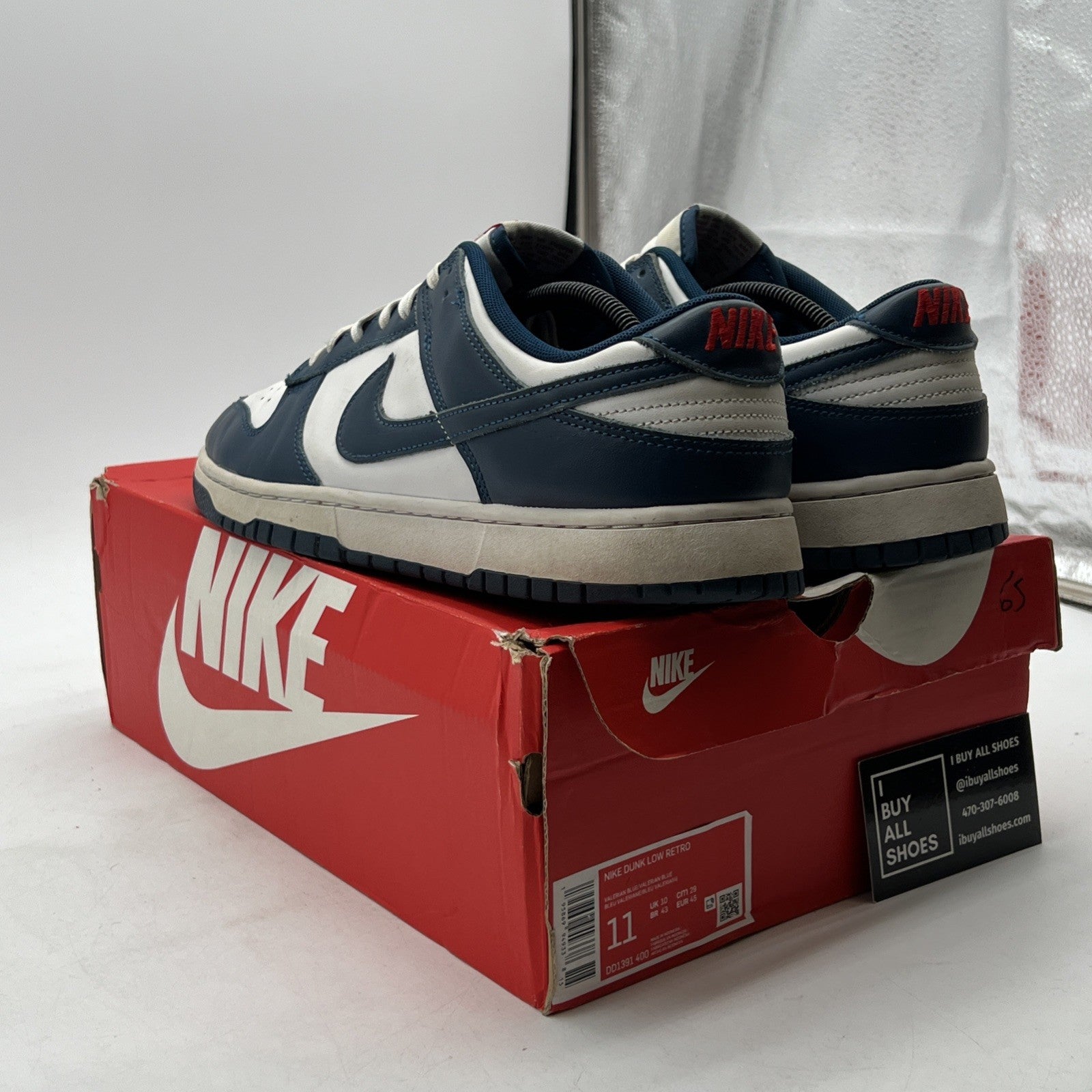 Size 11 - Nike Dunk Low Velarian Blue/White (DD1391-400)