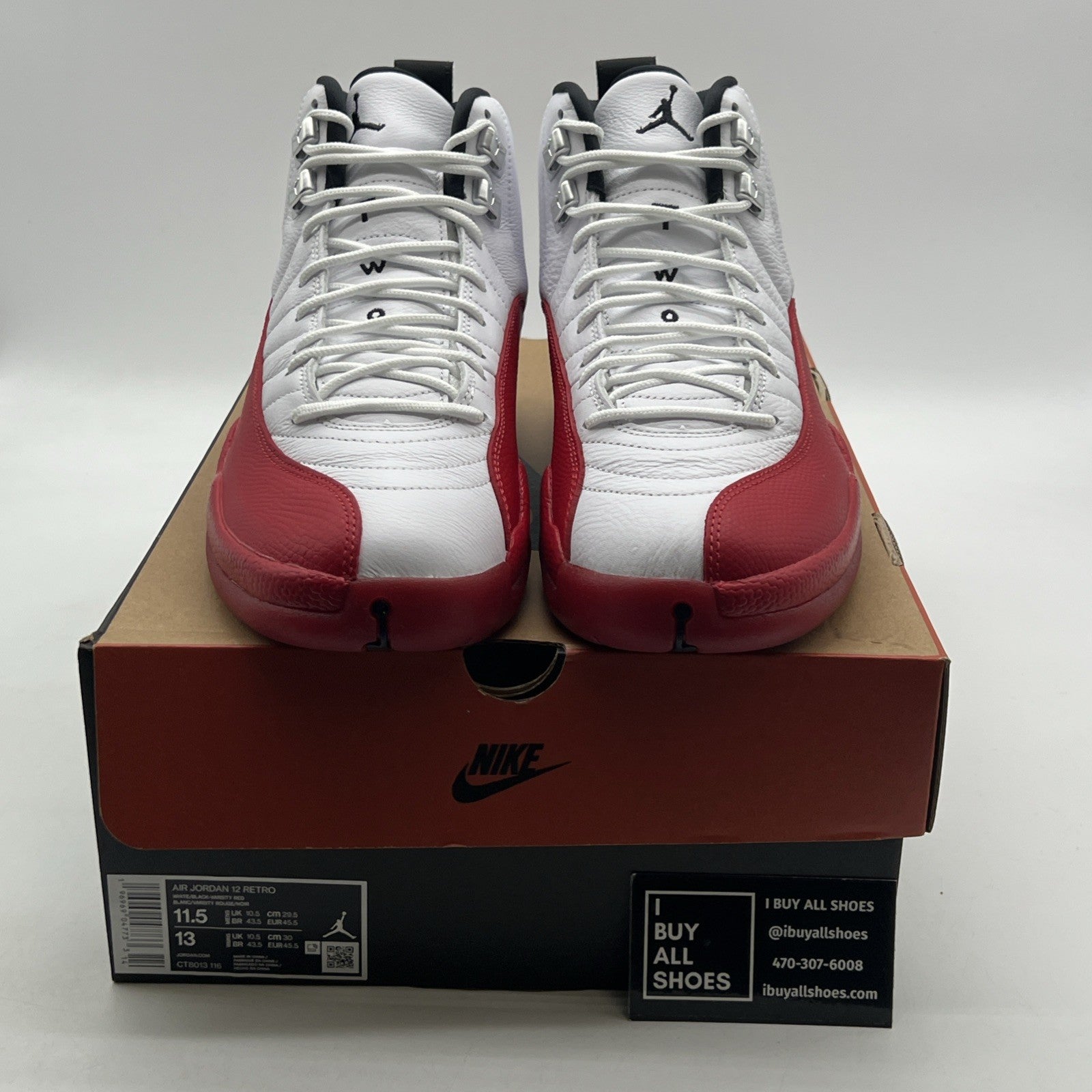 Size 11.5 - Air Jordan 12 Retro 2023 Mid Cherry (CT8013-116)