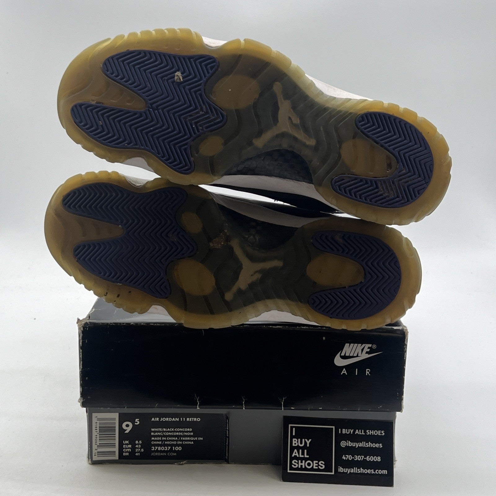 Size 9.5 - Air Jordan 11 Retro High Concord (378037-100)
