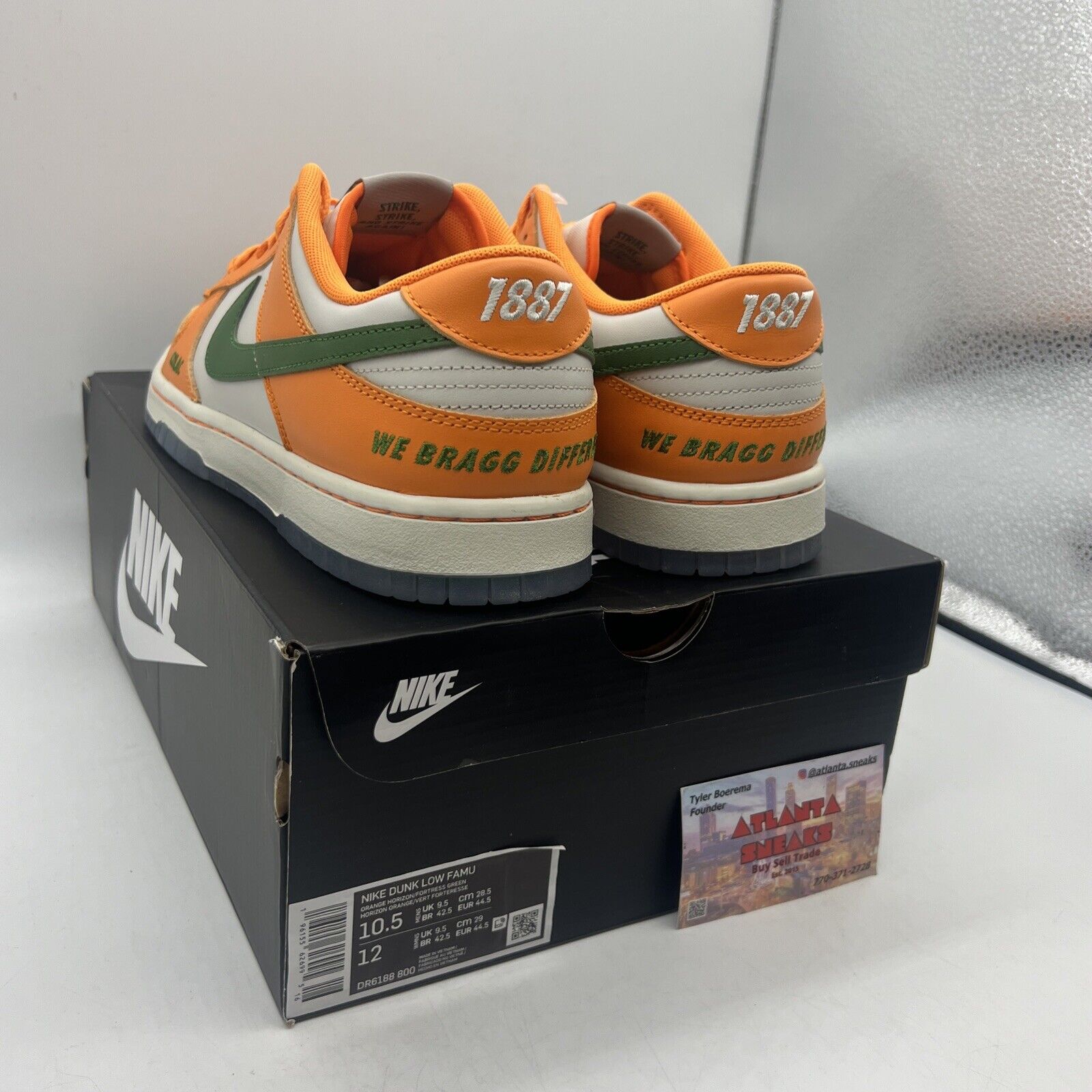 Size 10.5 - Nike Dunk Low x Florida A&M University Rattlers 2022 Brand New