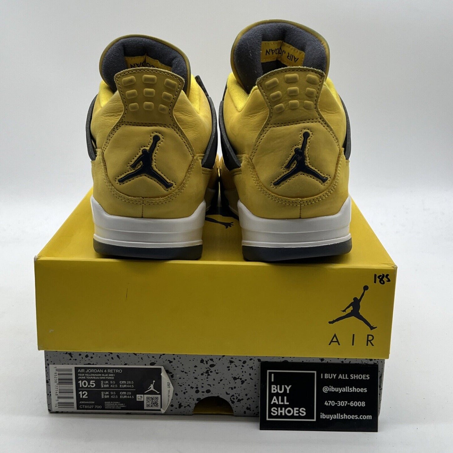 Size 10.5 - Air Jordan 4 Retro Mid Lightning (CT8527-700)