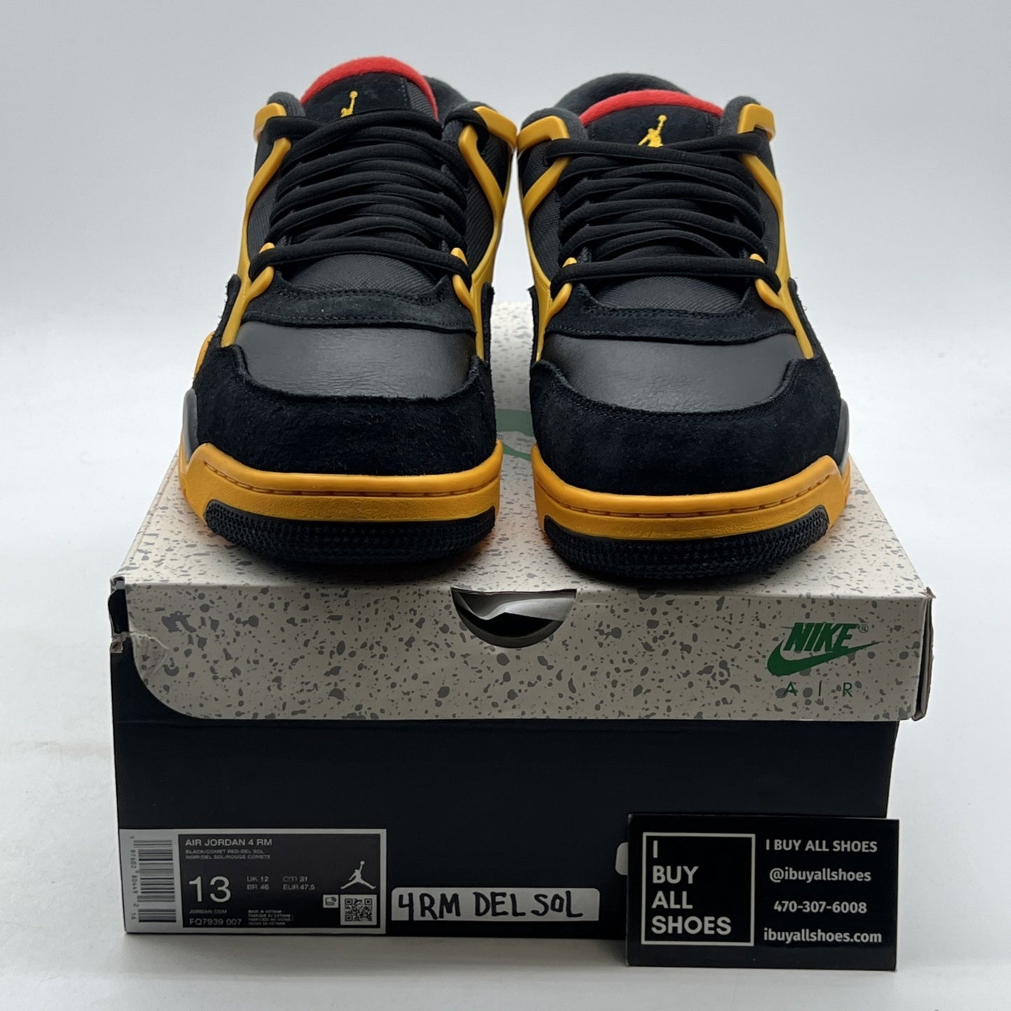 Size 13 - Air Jordan 4 RM Bruce Lee (FQ7939-007)