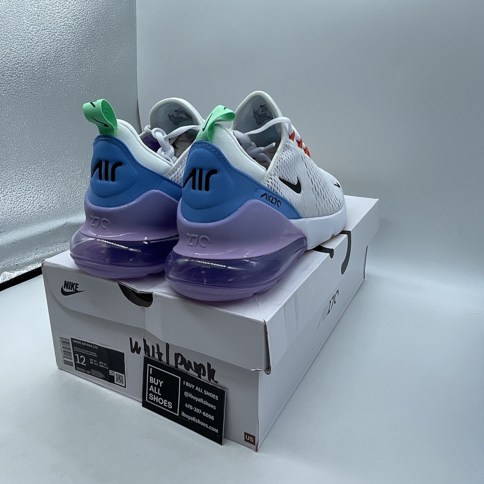 Size 12W - Nike Air Max 270 Nike 101 (DX2351-100)