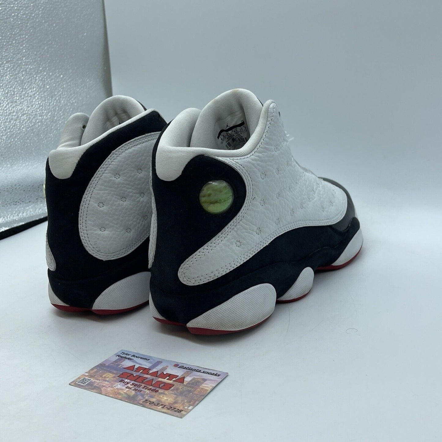 Size 9.5 - Air Jordan 13 Retro 2013 He Got Game Red White Black (309259-104)