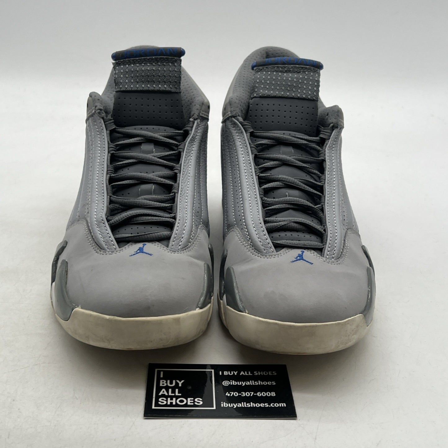 Size 11 - Air Jordan 14 Retro Wolf Grey (487471-004)