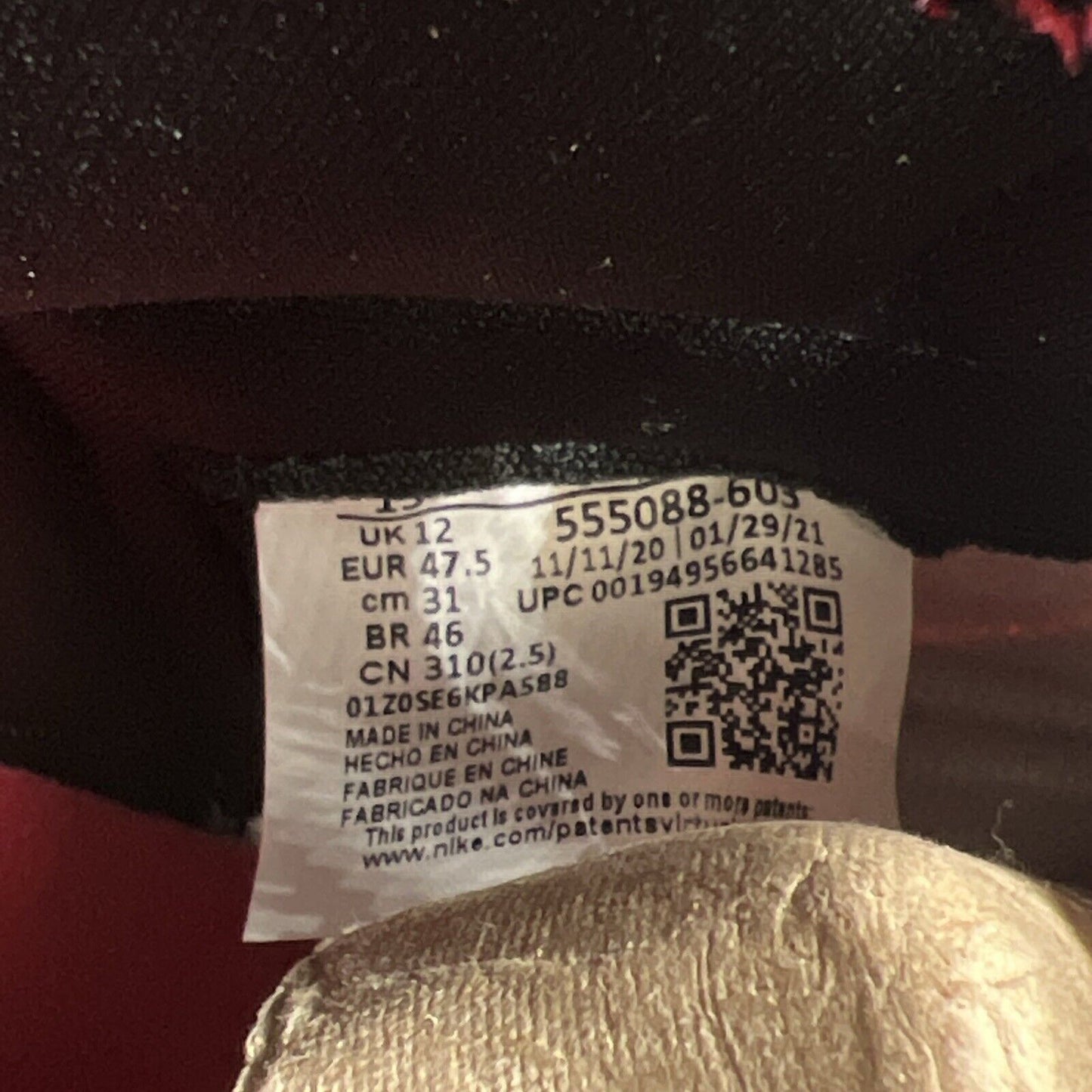 Size 13 - Air Jordan 1 Retro High OG Light Fusion Red 2021 (555088-603)