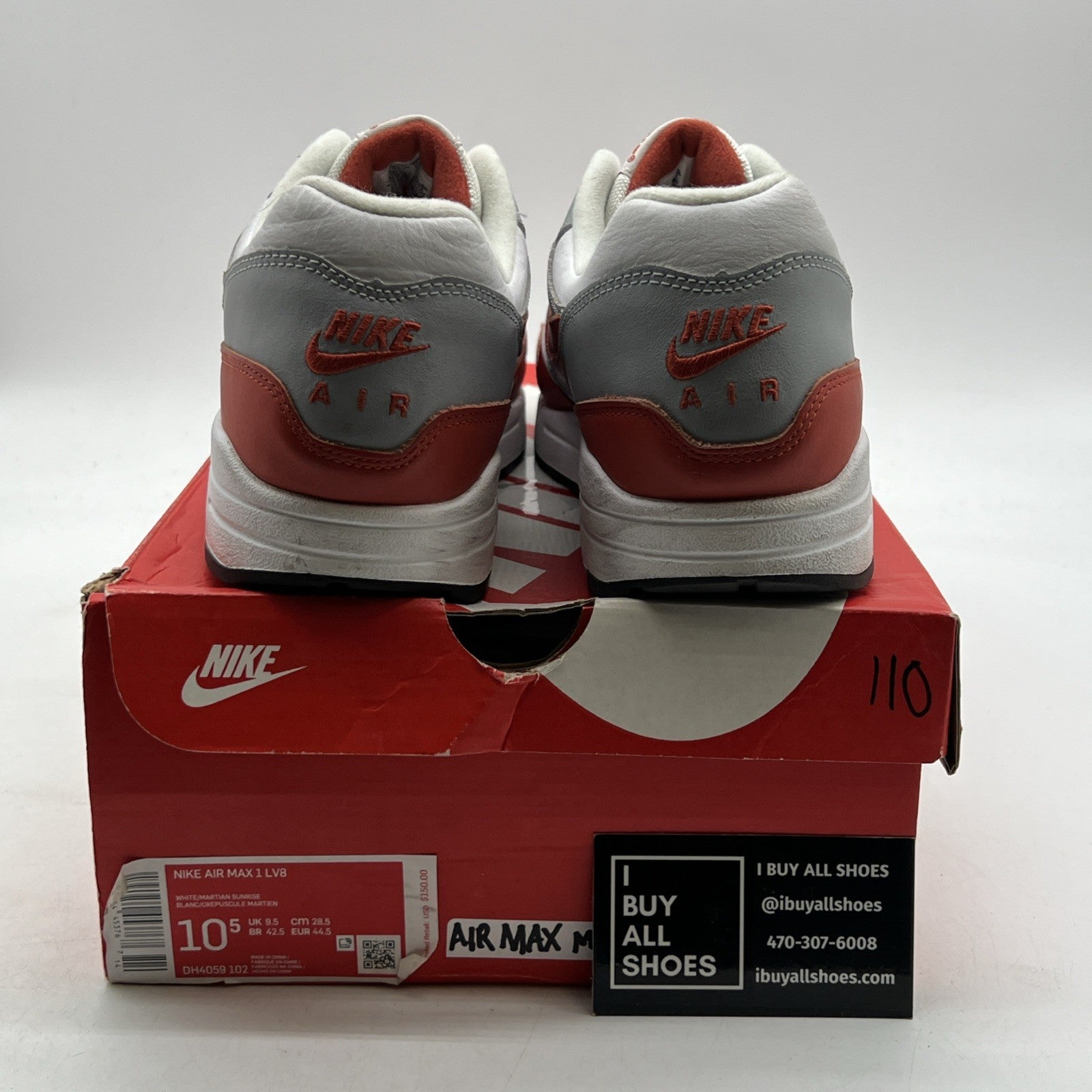 Size 10.5 - Nike Air Max 1 LV8 Martian Sunrise (DH4059-102)