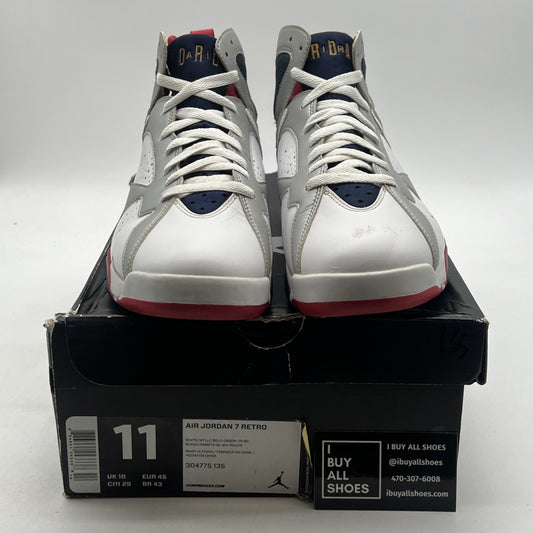 Size 11 - Air Jordan 7 Retro 2012 Olympic (304775-135)