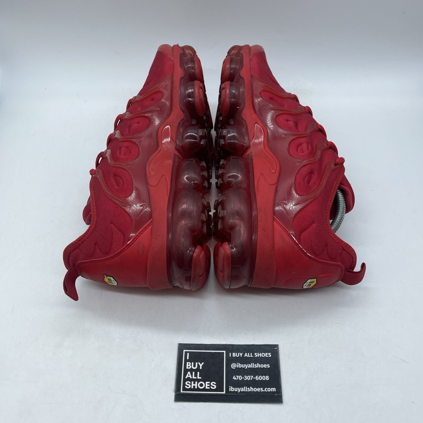Size 11 - Nike Air VaporMax Plus Triple Red Suede Leather (CW6973-600)