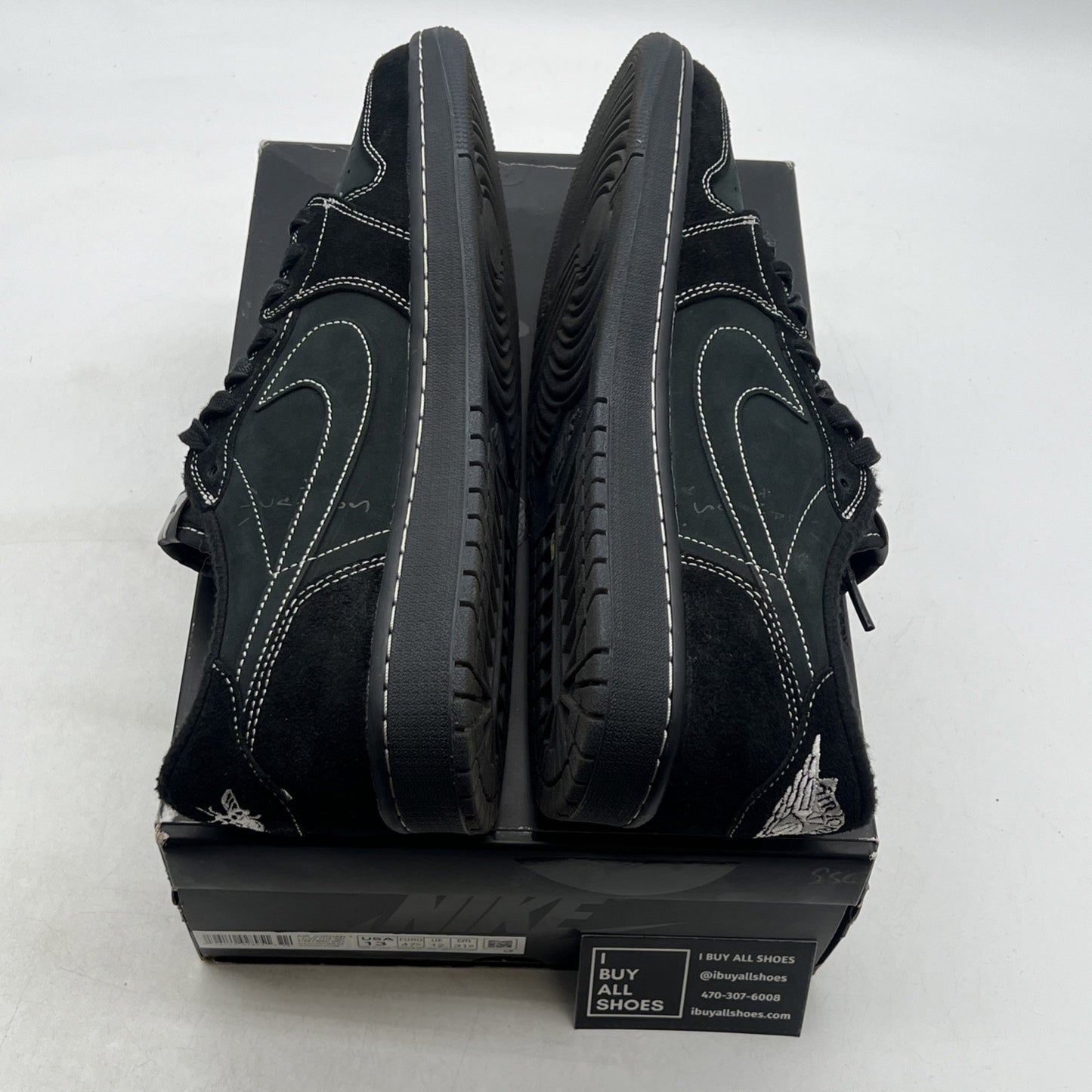 Size 13 - Air Jordan 1 Retro Low OG SP x Travis Scott Black Phantom (DM7866-001)
