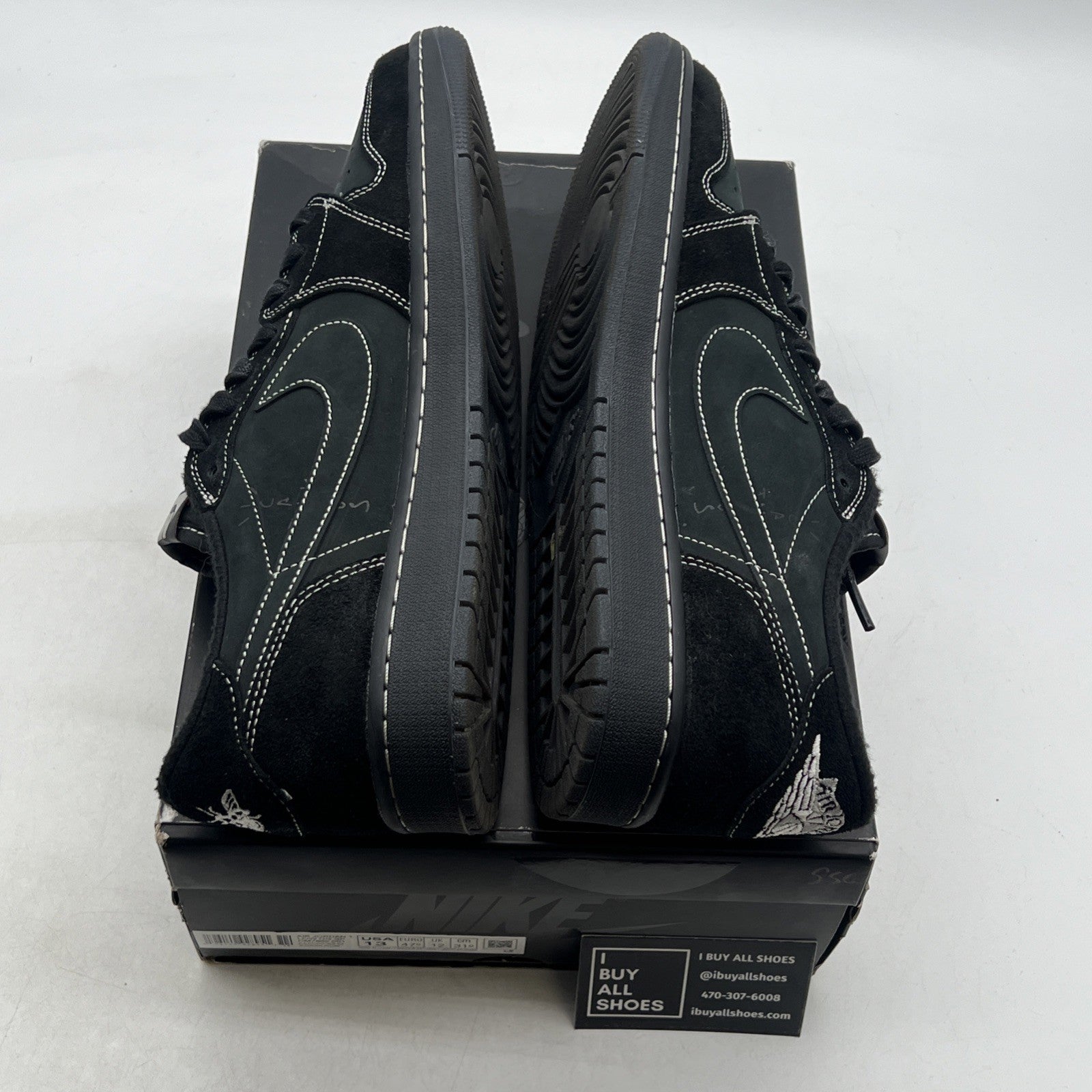 Size 13 - Air Jordan 1 Retro Low OG SP x Travis Scott Black Phantom (DM7866-001)