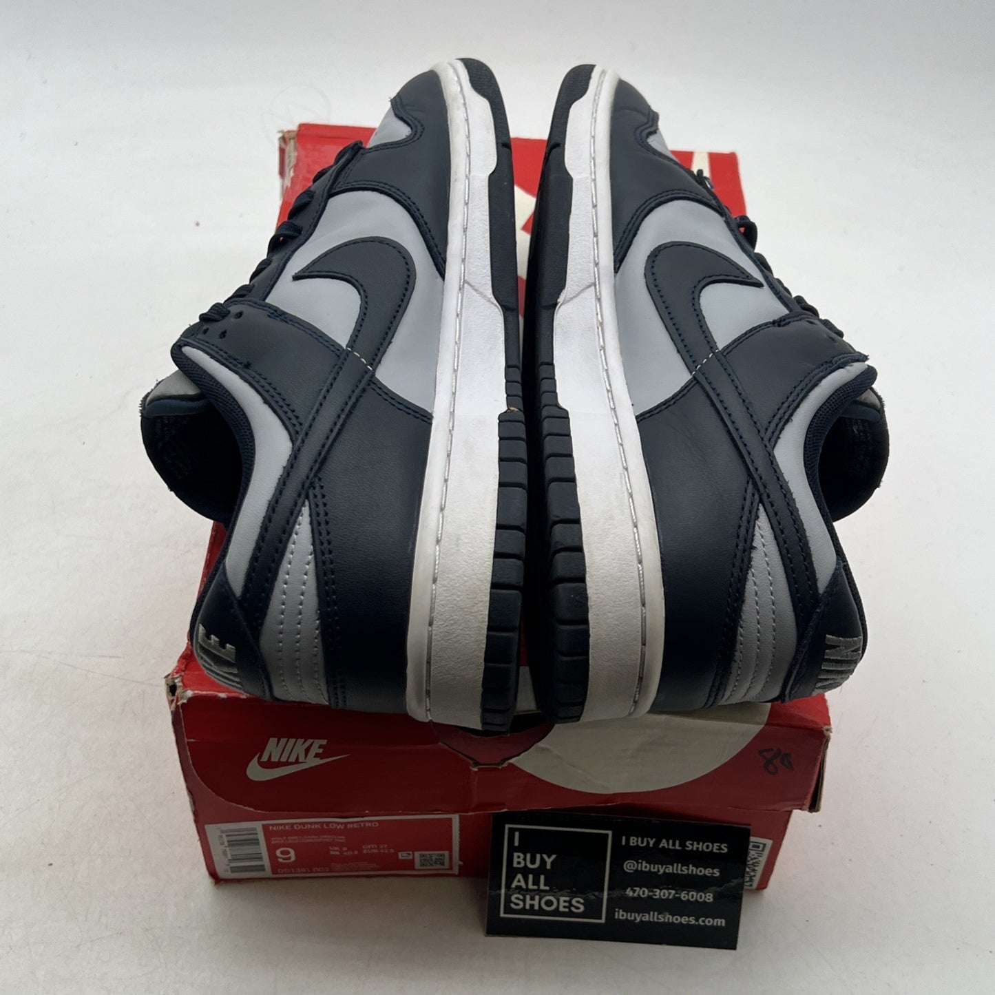 Size 9 - Nike Dunk Low Georgetown (DD1391-003)