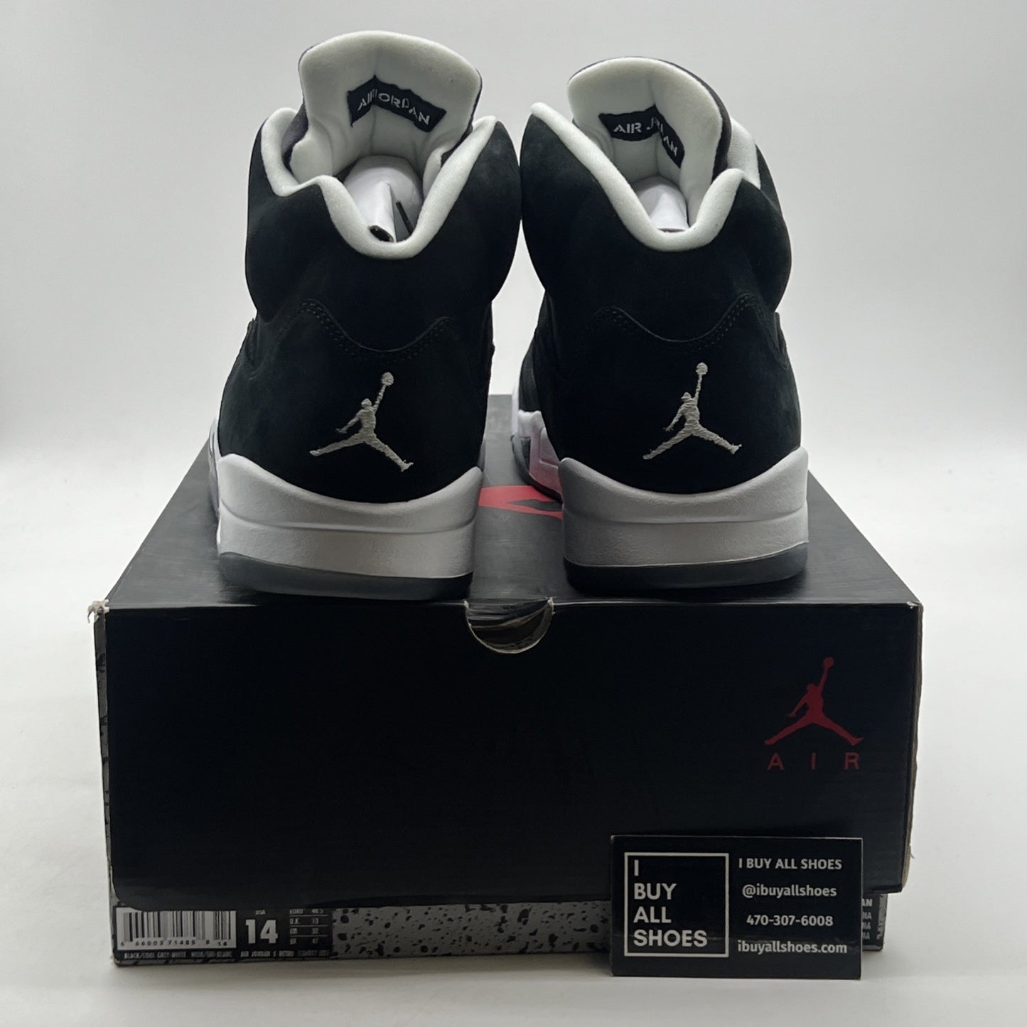 Size 14 - Air Jordan 5 Retro 2013 Oreo (136027-035)