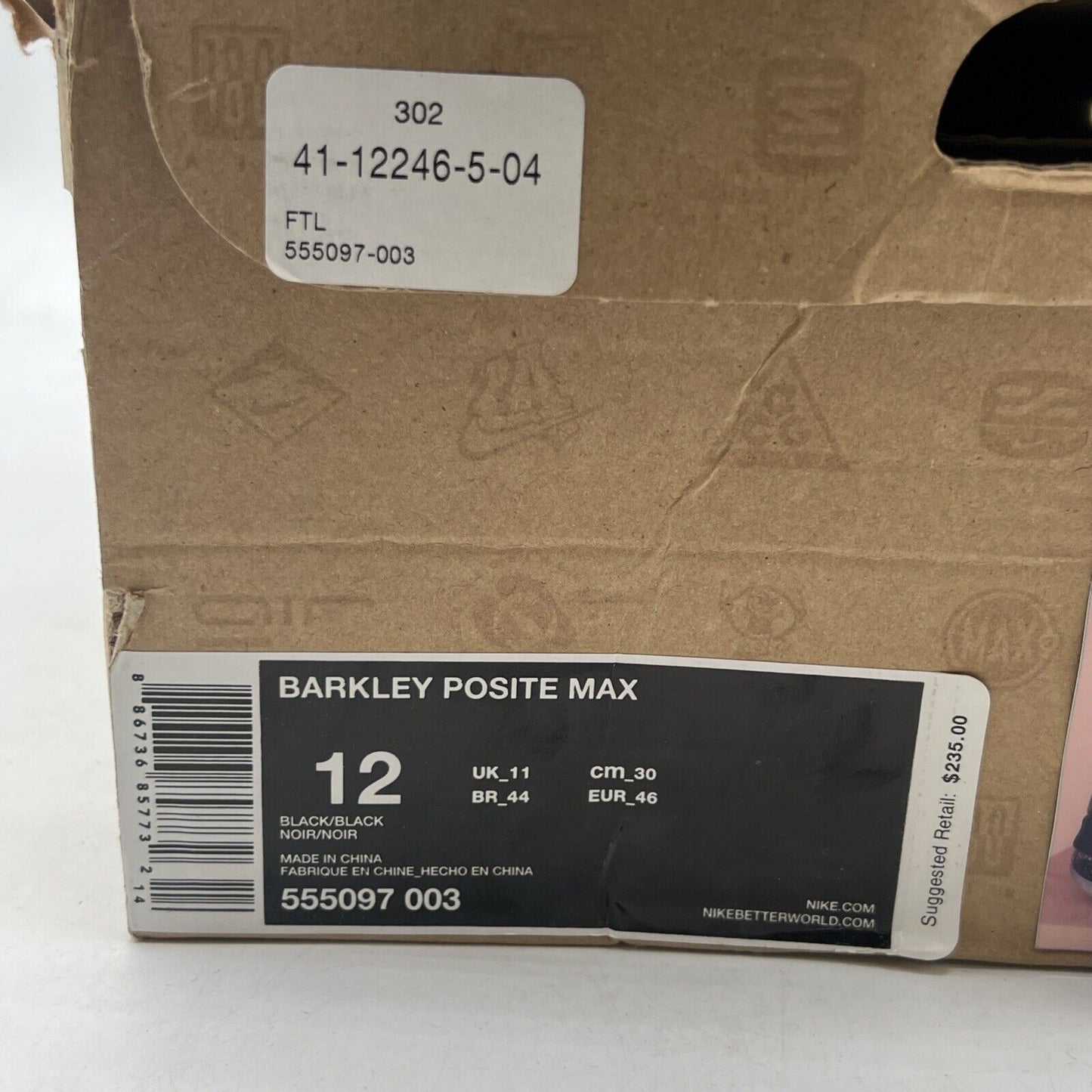 Size 12 - Nike Barkley Posite Max Eggplant (555097-003)