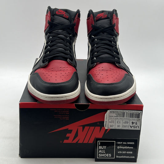 Size 14 - Air Jordan 1 Retro OG High Bred Toe (555088-610)