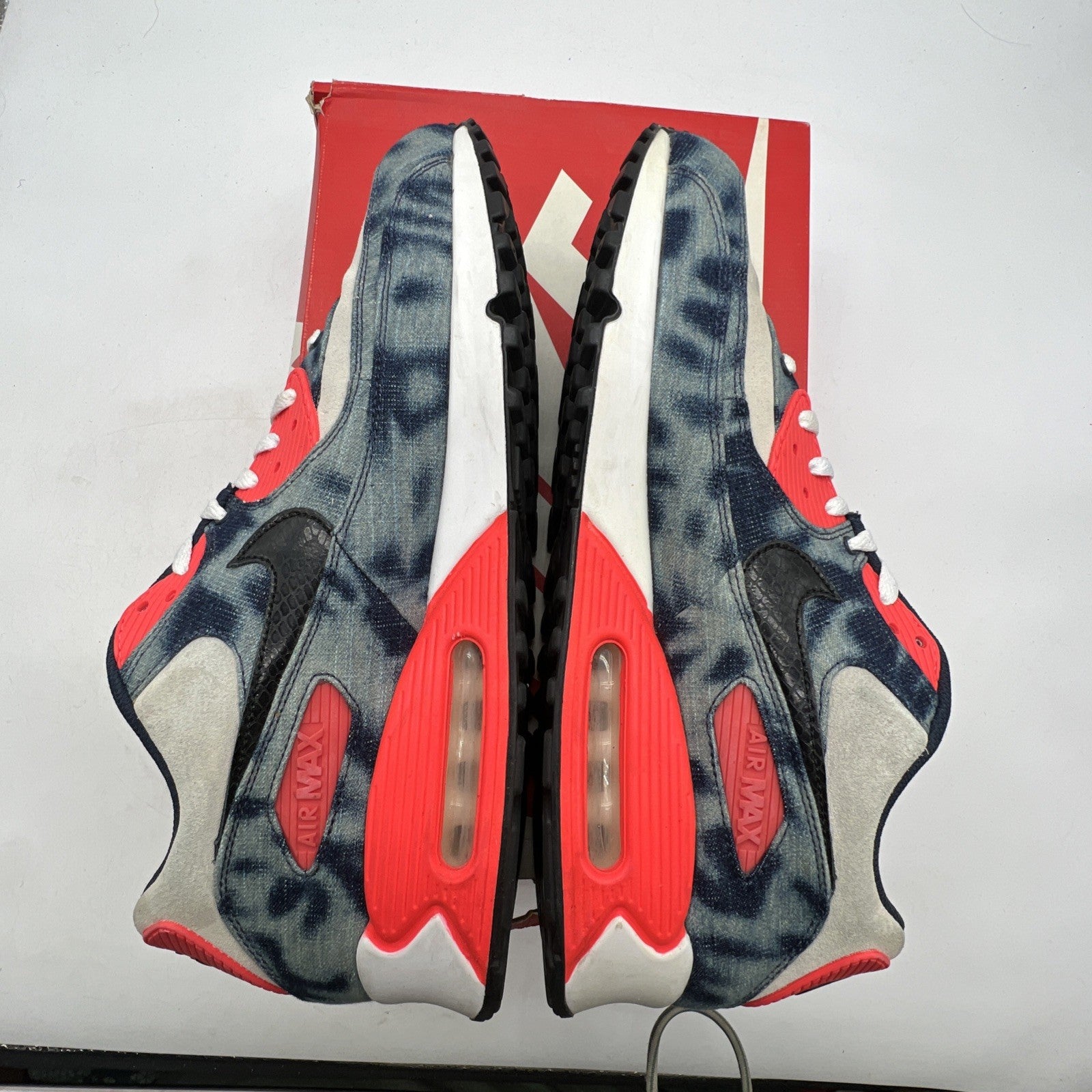 Size 13 - Nike Atmos x Air Max 90 QS Bleached Denim (700875-400)