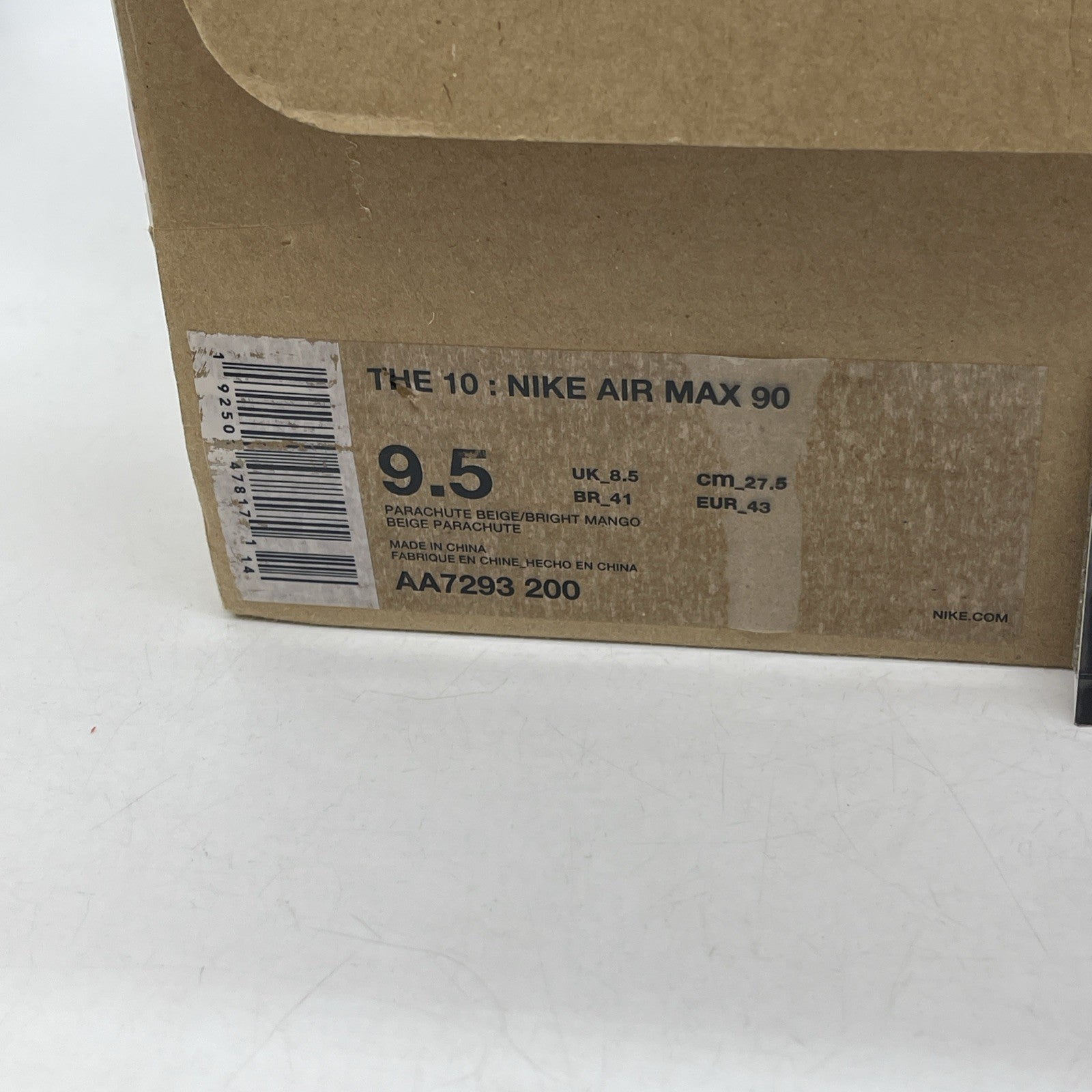 Size 9.5 - Nike Air Max 90 x OFF-WHITE Desert Ore 2019 (AA7293-200)
