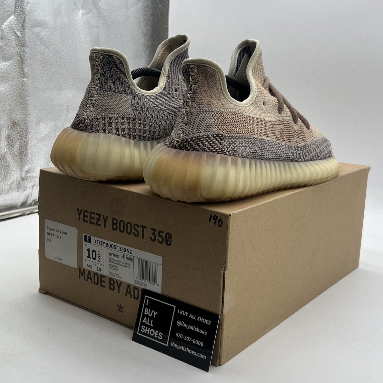 Size 10.5 - adidas Yeezy Boost 350 V2 Ash Pearl (GY7658)