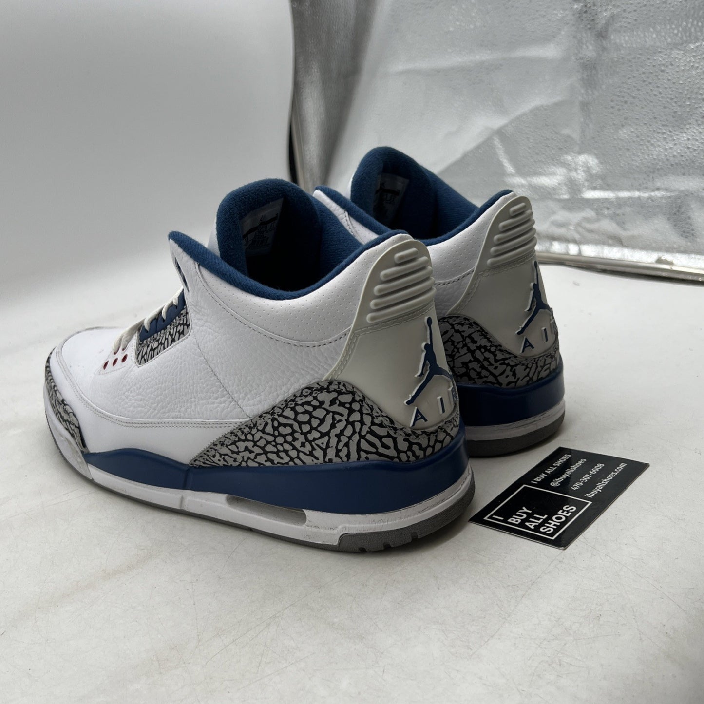 Size 12 - Air Jordan 3 Retro 2011 True Blue (136064-104)
