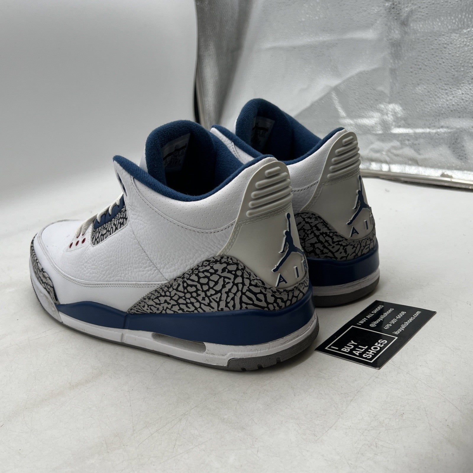 Size 12 - Air Jordan 3 Retro 2011 True Blue (136064-104)