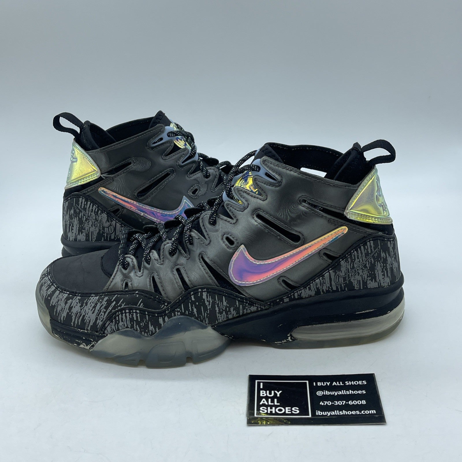 Size 9.5 - Nike Air Trainer Max 94 PRM QS Super Bowl Grey Black (632194-002)