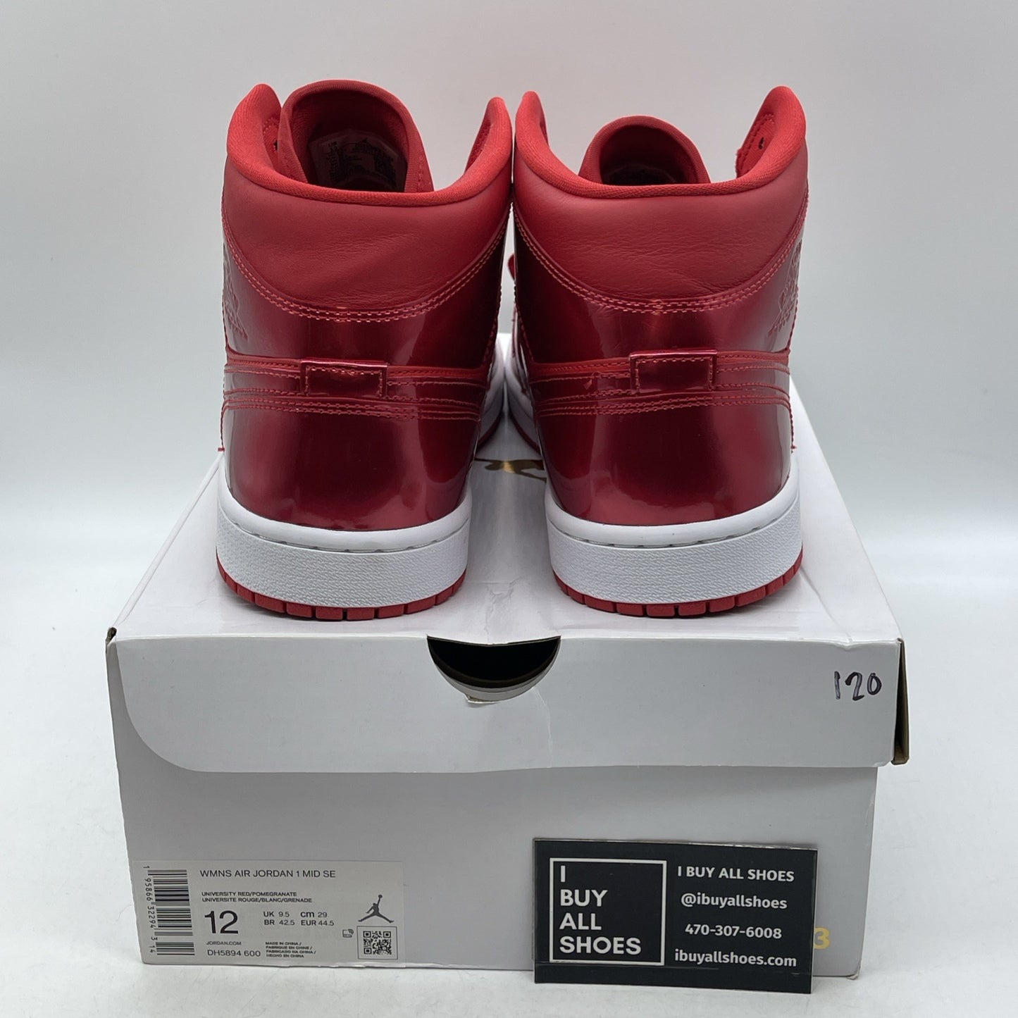 Size 12W - Air Jordan 1 SE Mid University Red Pomegranate (DH5894-600)