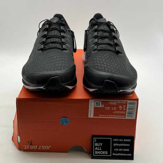 Size 14 - Nike Air Zoom Pegasus 37 FlyEase Black White (CK8474-003)